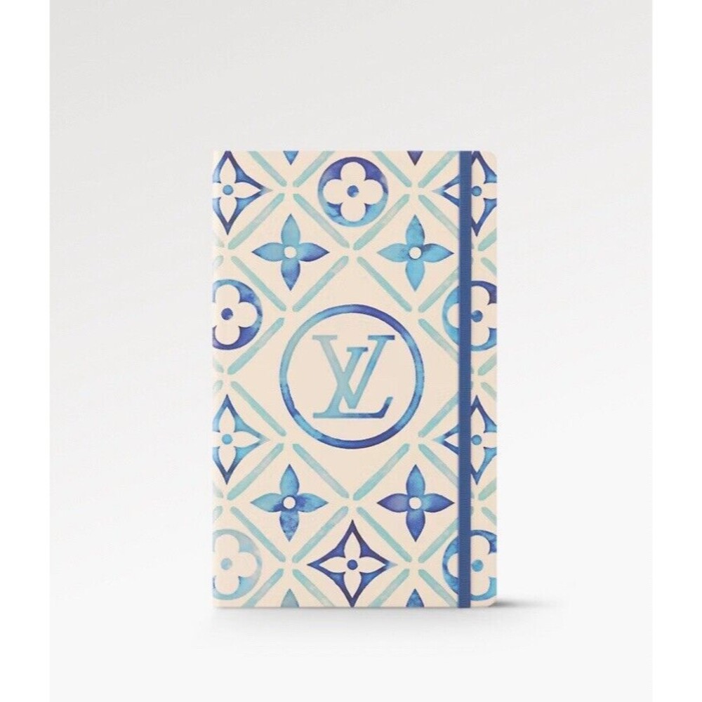 NIB Louis Vuitton Jane Notebook MM By The Pool Lagoon Blue GI1093 💯% Authentic - Picture 2 of 12